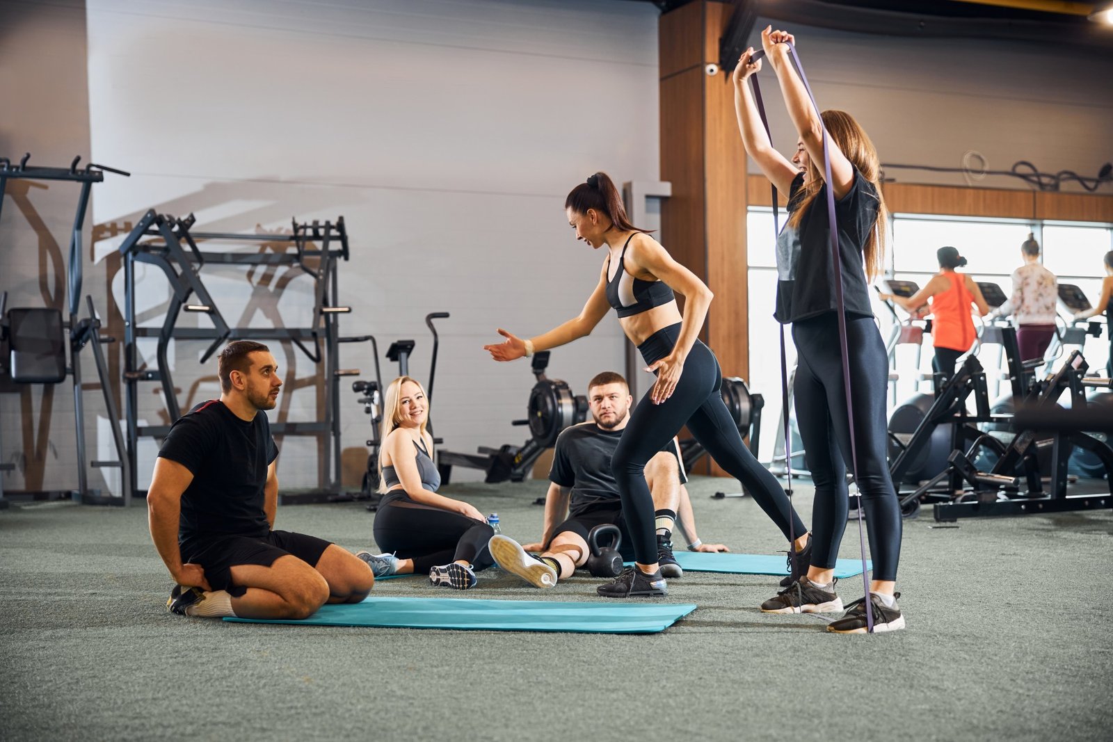 Modern gym atmosphere